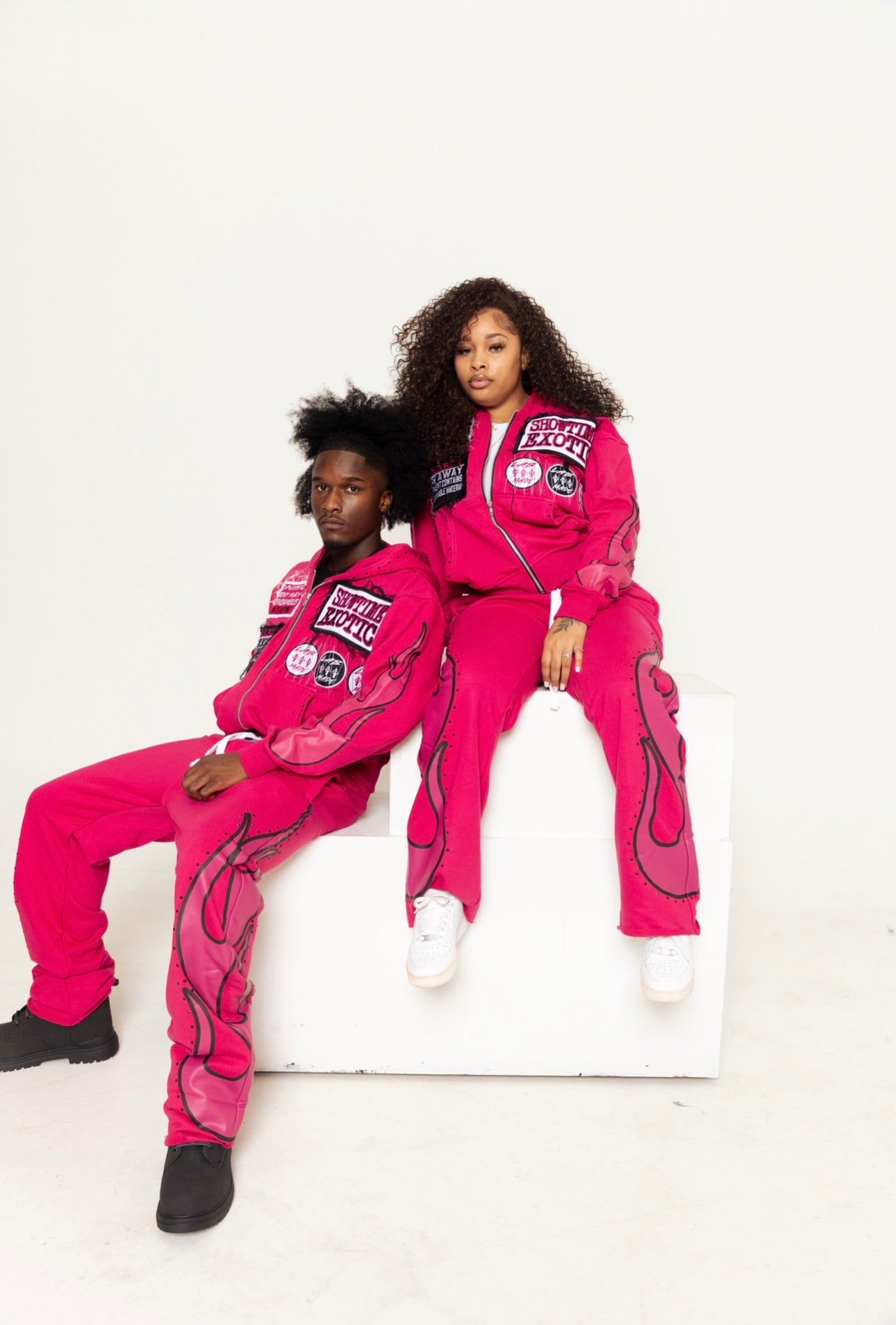 "Hazardous Wear" Pink Full Set