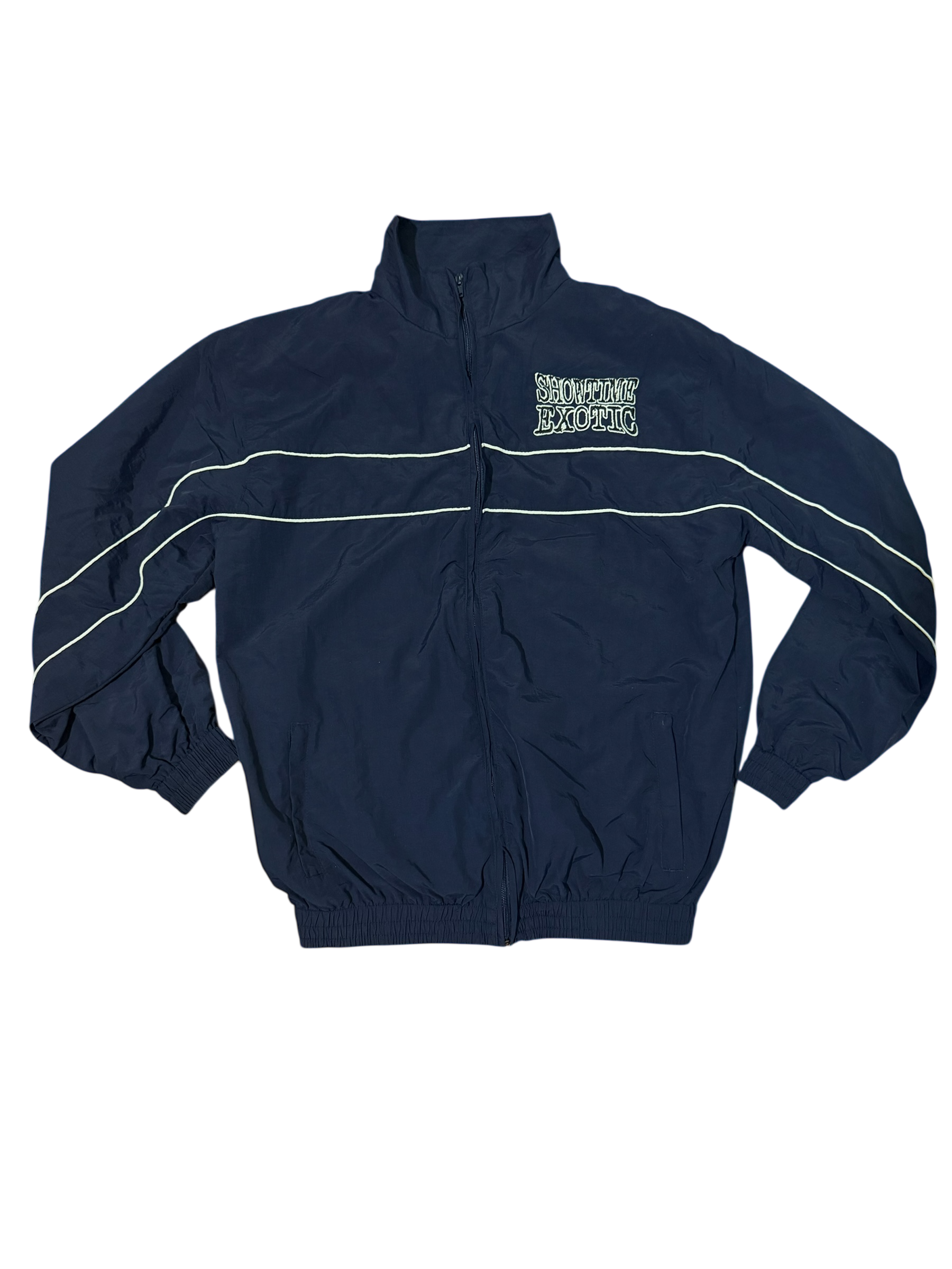 NAVY EXOTIC WINDBREAKER
