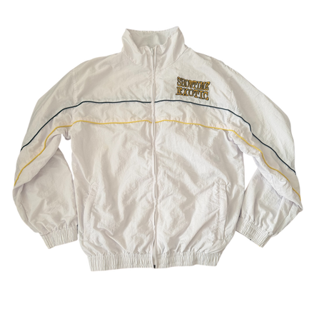 WHITE EXOTIC WINDBREAKER